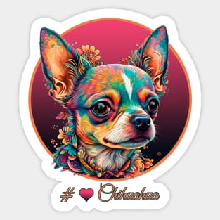 Love Chihuahua Sticker